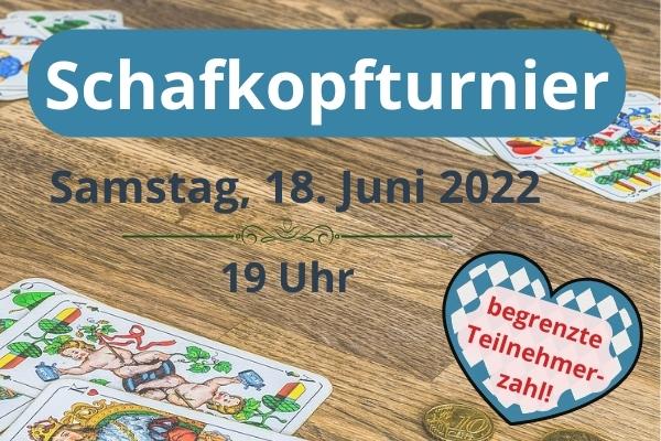 Schafkopfturnier 18. Juni 2022