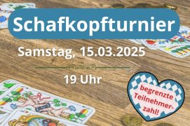 Schafkopfturnier 15.03.2025